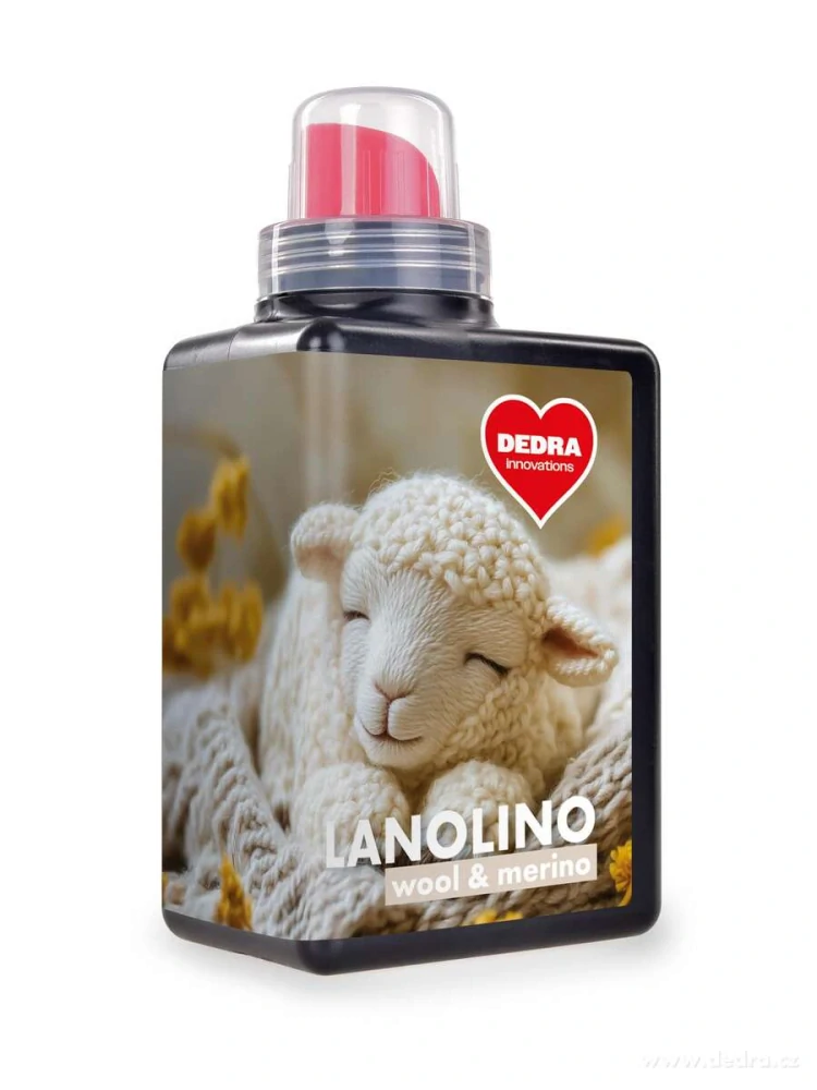 DEDRA LANOLINO prací gel na ovčí vlnu & jemné prádlo 500 ml - 20 praní