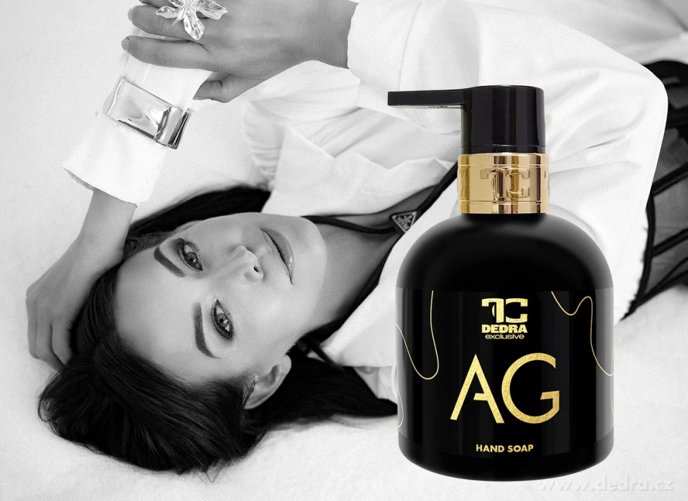 DEDRA  exkluzivní šetrné tekuté mýdlo s glycerinem & Aloe vera, AG by AGATA 320 ml