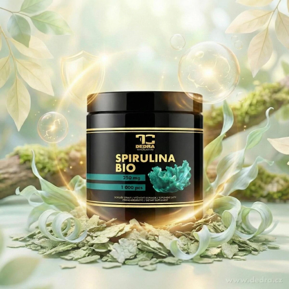 DEDRA BIO SPIRULINA 1000 tablet x 250 mg. 250 g