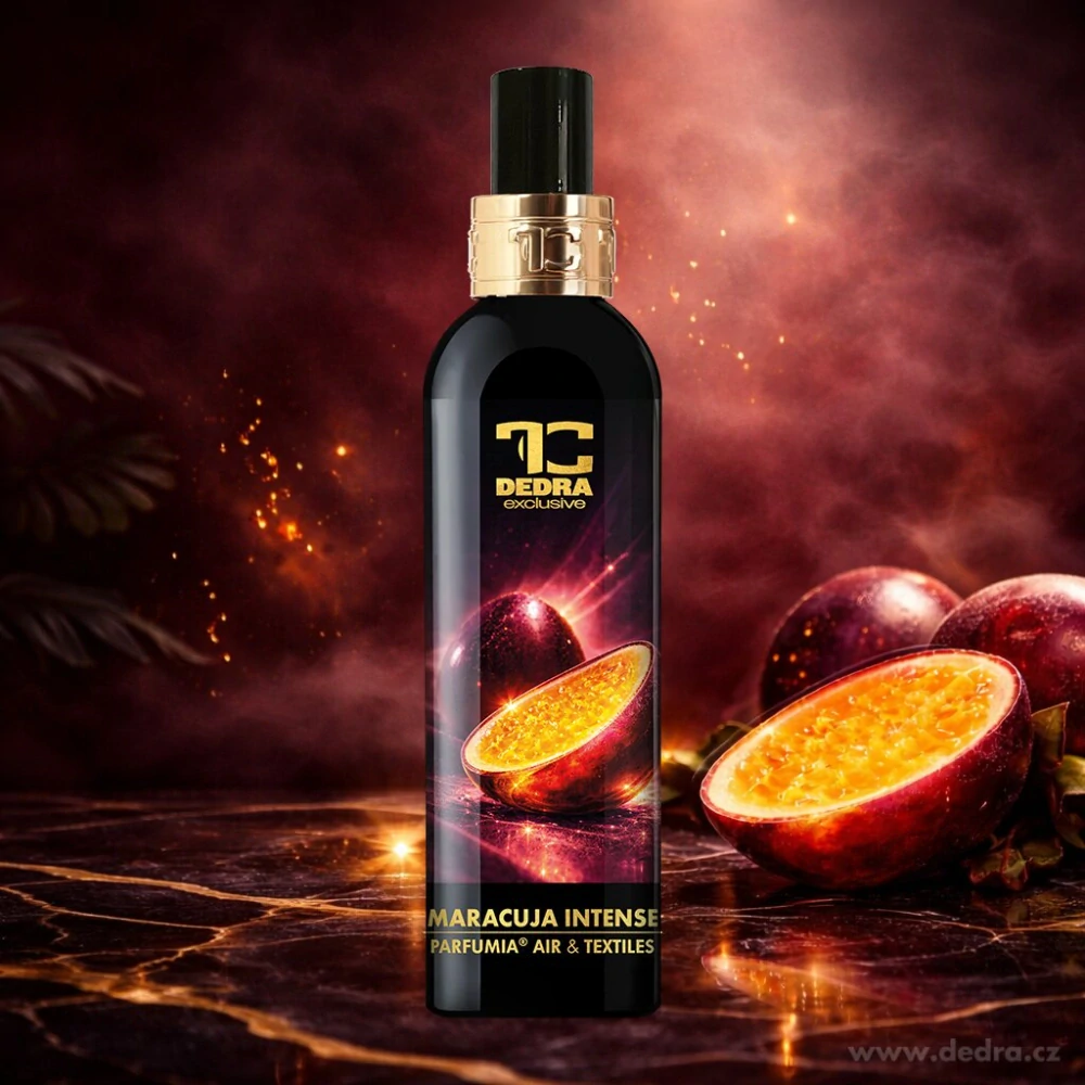 DEDRA Osvěžovač vzduchu a textilií MARACUJA INTENSE, 200 ml