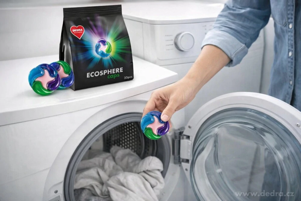 DEDRA ECOSPHERE caps | univerzální kapsle na praní koncentrované 30 praní