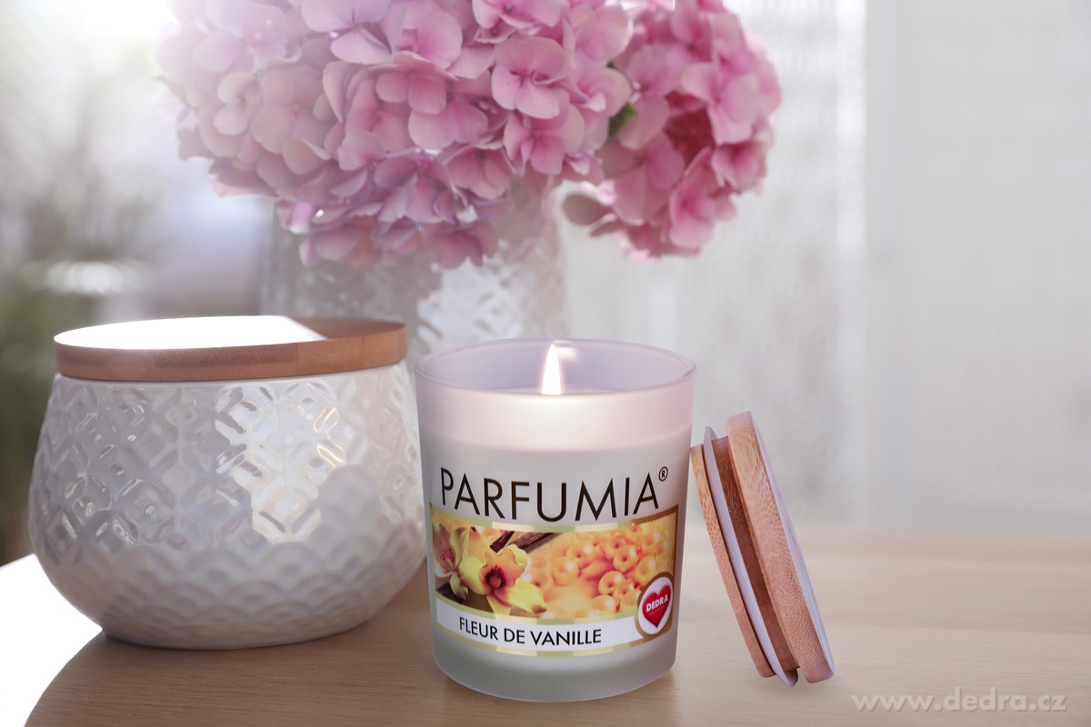 DEDRA Sójová vonná EKO svíce PARFUMIA® FLEUR DE VANILLE ml