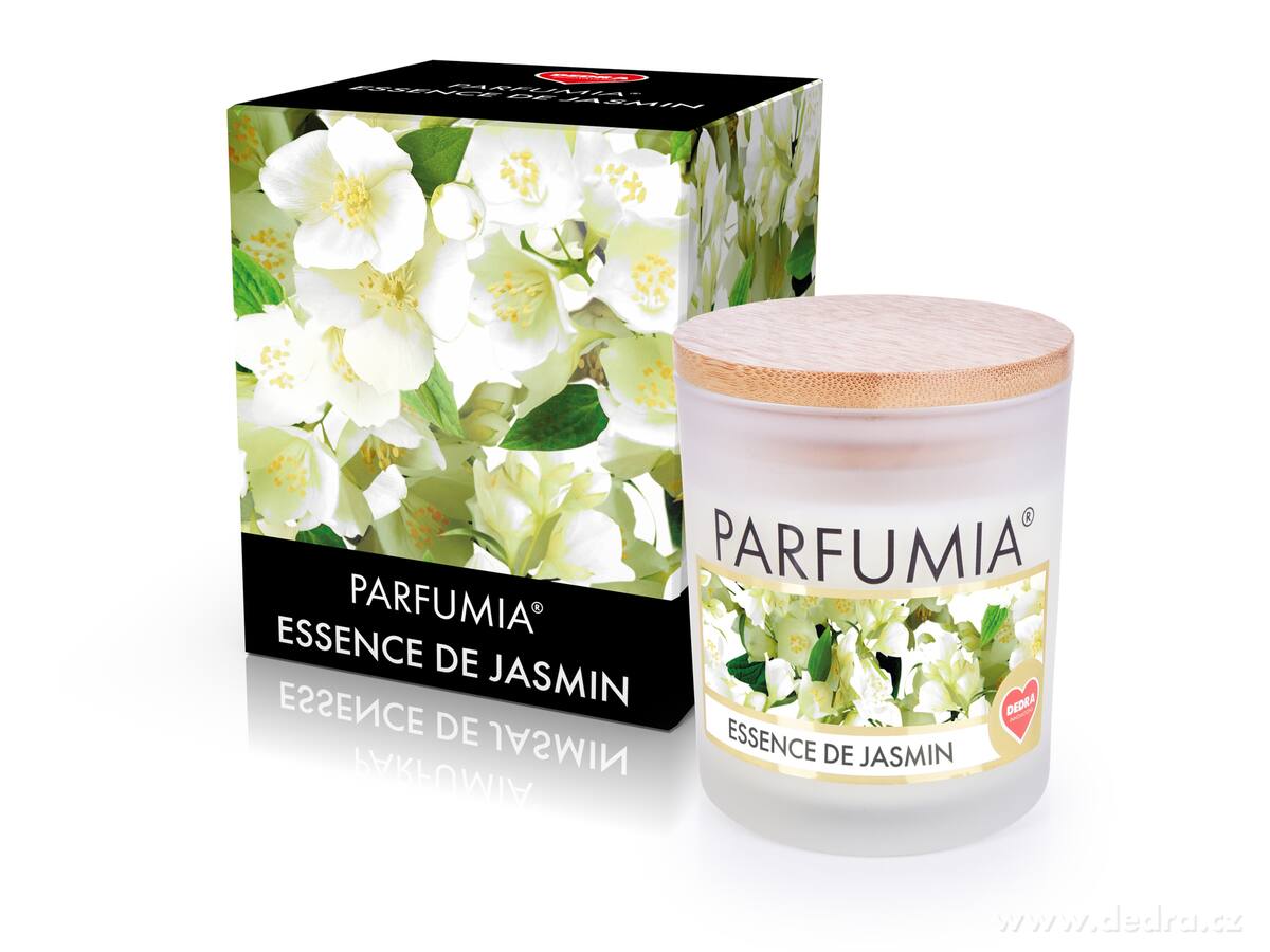 INTENSE 2 KNOTY sójová vonná EKO svíce PARFUMIA® ESSENCE DE JASMIN, 400 ml
