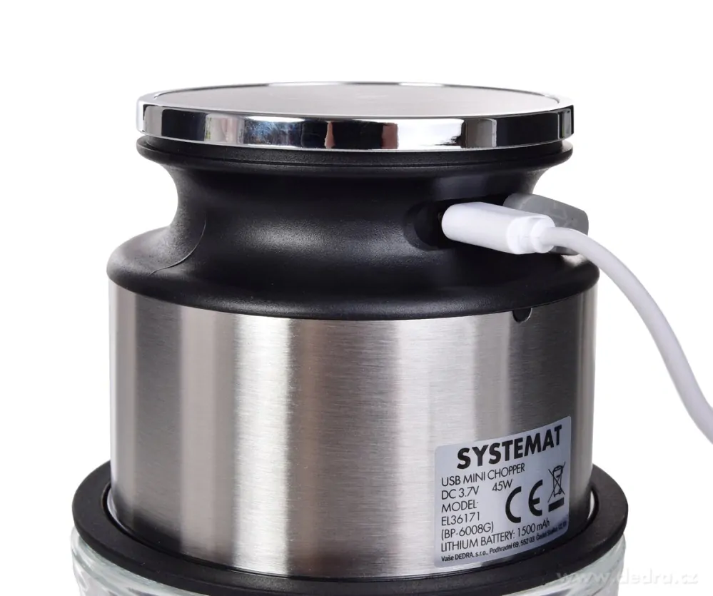 MINISEKÁTOR bezdrátový USB dobíjecí sekáček SYSTEMAT
