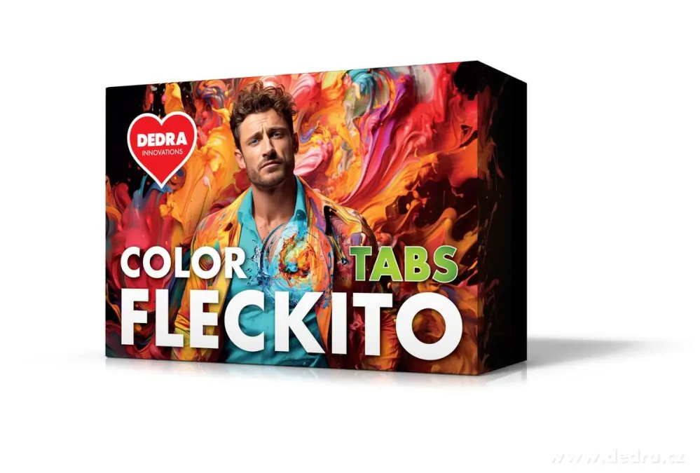 DEDRA Tablety na skvrny na barevném prádle COLOR FLECKITO 