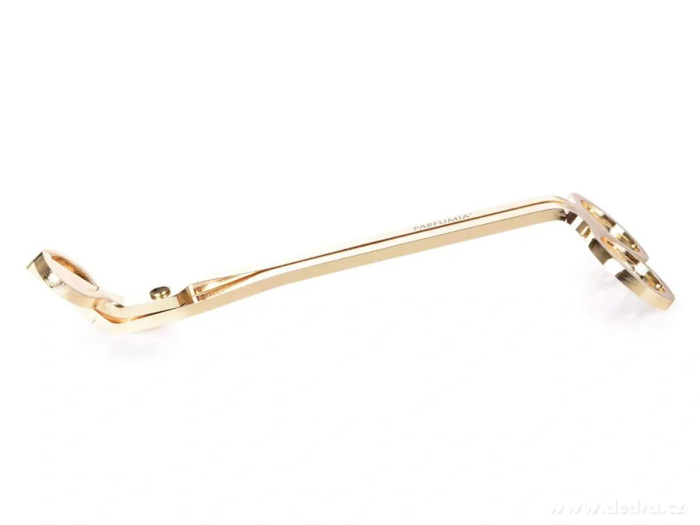 NŮŽKY pro zastřihávání knotu, z nerez oceli se zlatou úpravou, PARFUMIA® 18 cm