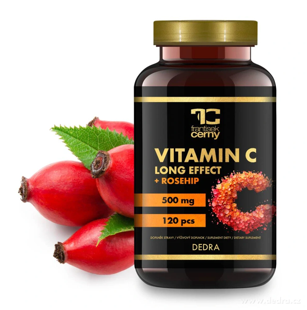 DEDRA VITAMIN C s šípkem, 500 mg, 120 kapslí