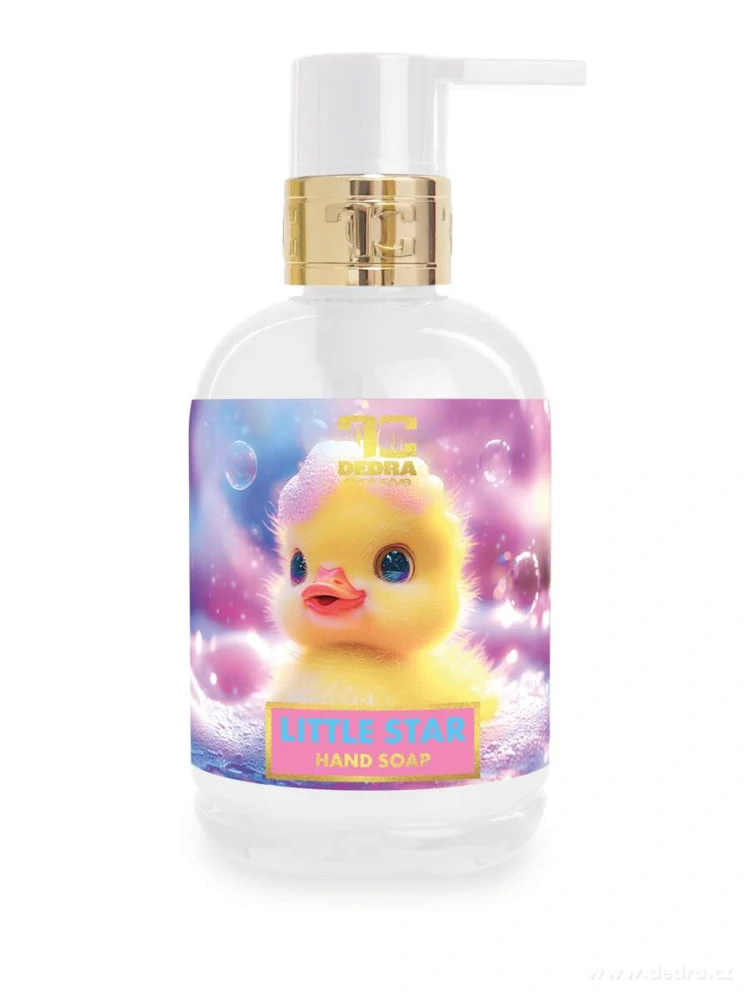 DEDRA Dětské šetrné mýdlo na tělo a ruce LITTLE STAR 320 ml