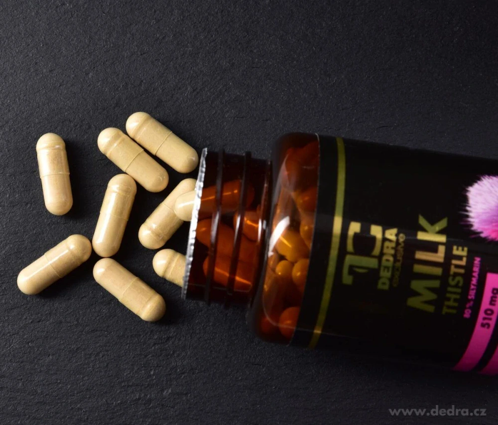 DEDRA OSTROPESTŘEC MARIÁNSKÝ 510 mg | 80 % silymarinu, 90 kapslí