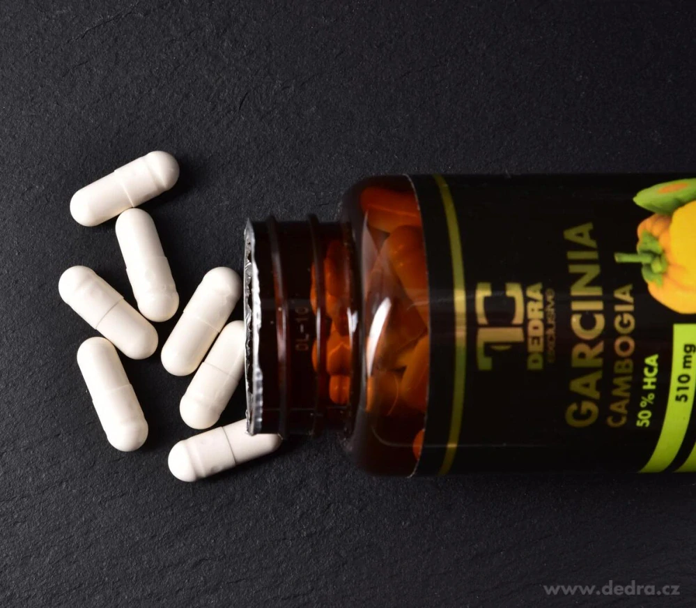 DEDRA GARCINIA CAMBOGIA 510 mg 50 % HCA, 90 kapslí