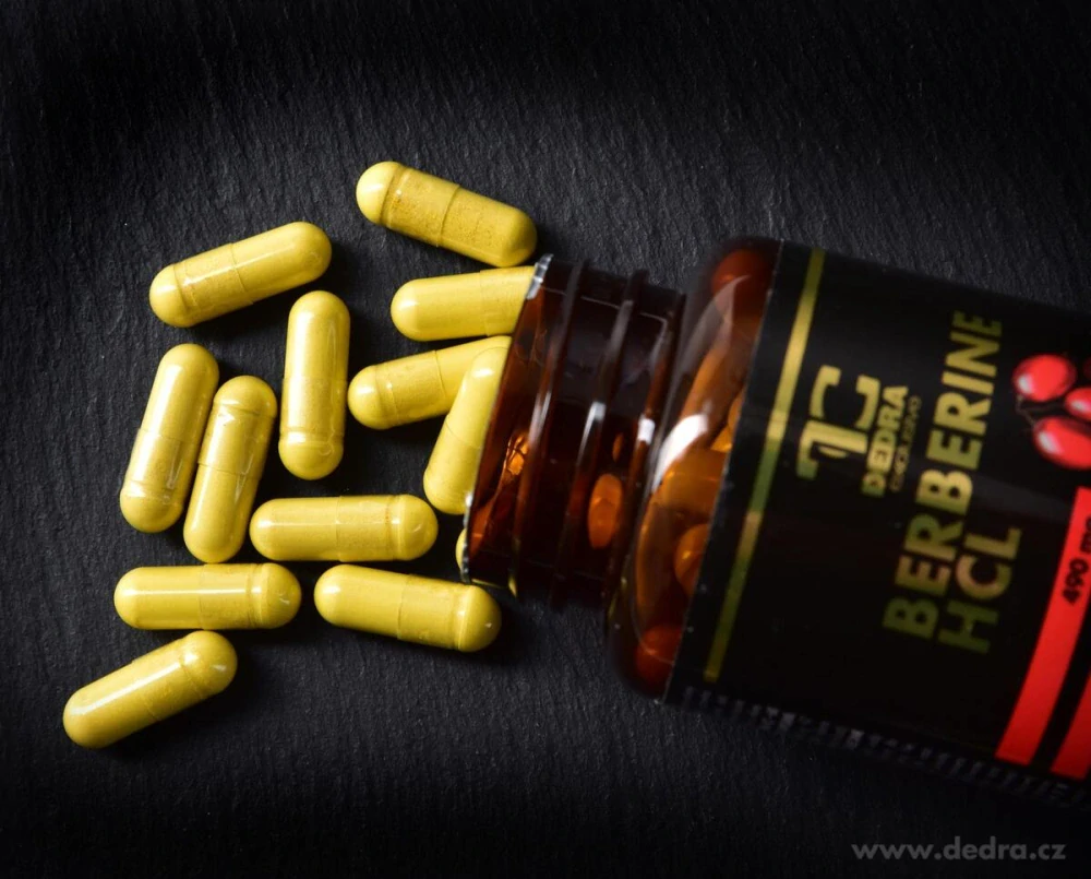 DEDRA BERBERINE 490 mg, 97 % HCl, 60 kapslí