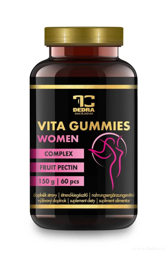 DEDRA VITA GUMMIES WOMAN  Multivitaminoví želé medvídci pro ženy  60 ks