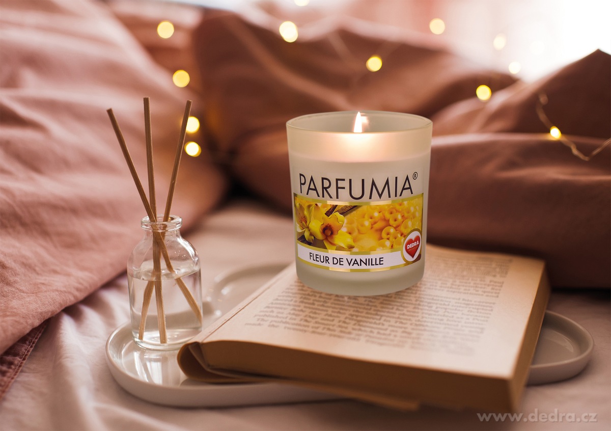 DEDRA Sójová vonná EKO svíce PARFUMIA® FLEUR DE VANILLE ml