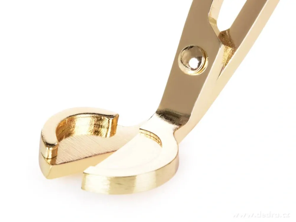 NŮŽKY pro zastřihávání knotu, z nerez oceli se zlatou úpravou, PARFUMIA® 18 cm
