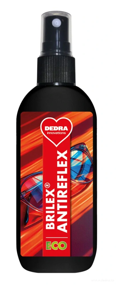 DEDRA ANTIREFLEX BRILEX® čisticí sprej na brýle s antireflexní úpravou & UV filtrem,30 ml