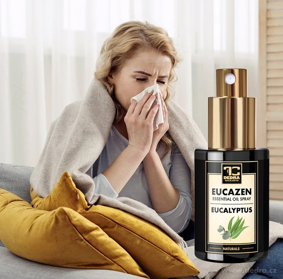 DEDRA EUCAZEN přírodní sprej s eukalyptem, mátou & mentolem 30 ml