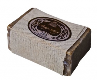 Přírodní olivové mýdlo Aleppo Lambre - obal bavlna 100 g  