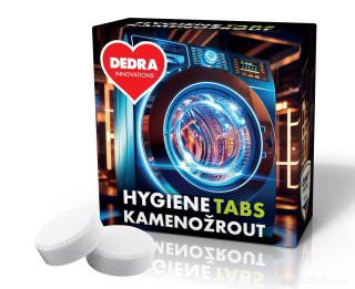 EKO  čistič pračky HYGIENE TABS KAMENOŽROUT, 2x 35 g