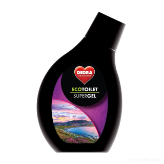 DEDRA Intenzivní EKO WC čistič  ECOTOILET SUPER GEL 500 ml alpine fresh/horská svěží