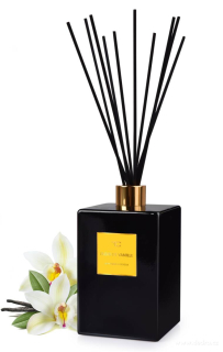 DEDRA Tyčinkový bytový parfém, FLEUR DE VANILLE, 500 ml