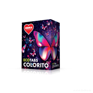 DEDRA EKO TABLETY na barevné prádlo ECOTABS COLORITO, 26 tablet