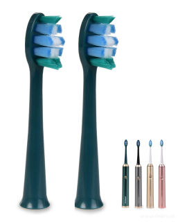 Extra měkký náhradní kartáček pro SONISSIMO® NEO, GREEN 2 KS