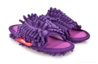 "Samochodky" úklidové botky, stélka cca 25 cm (vel. cca 36-40), fialové