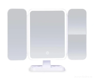 USB dobíjecí kouzelné zrcadlo s LED osvětlením a zvětšovacím zrcadlem