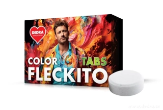 DEDRA Tablety na skvrny na barevném prádle COLOR FLECKITO 