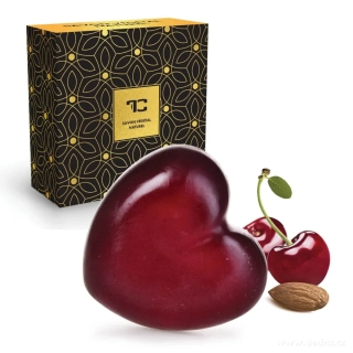 Dedra Kosmetické mýdlo s kokosovým olejem a vysokým obsahem glycerinu, MIDNIGHT CHERRY, 85 g