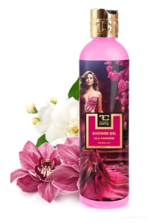 DEDRA Přírodní sprchový gel s glycerinem a Aloe vera, LILA FASHION, 320 ml