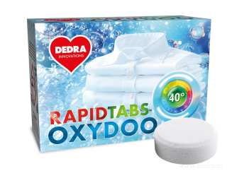 Univerzální tablety na skvrny na prádle, RAPID TABS OXYDOO, 12 tablet