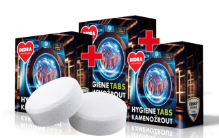 EKO  čistič pračky HYGIENE TABS KAMENOŽROUT, 6x 35 g, 2+1 zdarma