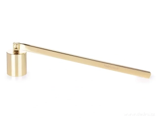 ZHÁŠEDLO na svíci/svíčku, z nerez oceli se zlatou úpravou, PARFUMIA®, 19 cm