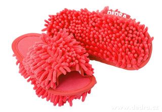 "Samochodky" úklidové botky, stélka cca 25 cm (vel. cca 36-40), červené