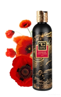 DEDRA Přírodní sprchový gel s glycerinem a Aloe vera, POPPY MEADOW, 320 ml