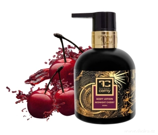 DEDRA Přírodní zvláčňující tělové mléko , MIDNIGHT CHERRY, 320 ml