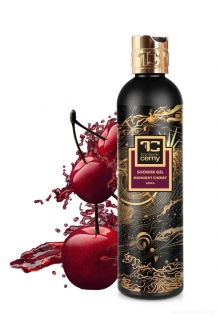 DEDRA Přírodní sprchový gel s glycerinem a Aloe vera, MIDNIGHT CHERRY, 320 ml