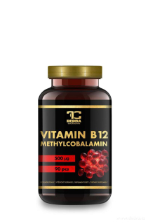 DEDRA VITAMIN B12 - METHYLCOBALAMIN 500 μg, doplněk stravy 90 kapslí