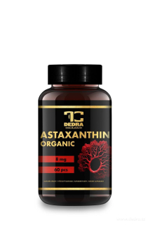 Dedra ASTAXANTHIN organic 8 mg, doplněk stravy 60 kapslí