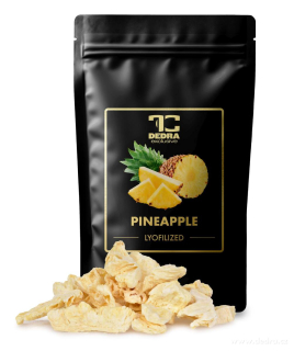 DEDRA TROPICKÝ ANANAS - lyofilizované plátky, ovoce sušené mrazem, 50 g