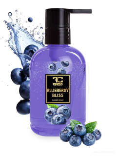 DEDRA Přírodní šetrné tekuté mýdlo s glycerinem BLUEBERRY BLISS 310 ml
