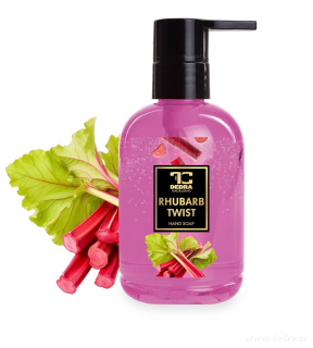 DEDRA Přírodní šetrné tekuté mýdlo s glycerinem RHUBARB TWIST 310 ml