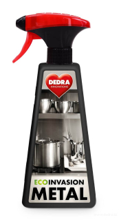DEDRA ECO INVASION METALIC čistič na nerezové připálené hrnce 500 ml