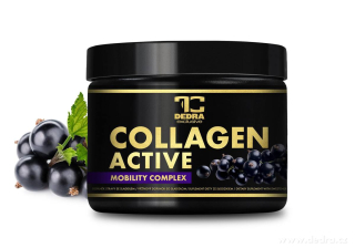 DEDRA COLLAGEN ACTIVE, kolagenový nápoj, černý rybíz 200 g