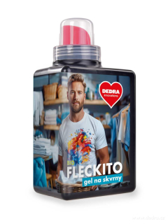 DEDRA BIO FLECKITO gel na skvrny nové generace se silou 7 enzymů, 500 ml
