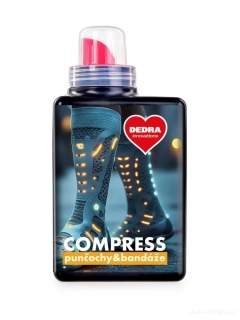 DEDRA COMPRESS gel na praní kompresních punčoch, bandáží & ortéz 500 ml= 20 praní