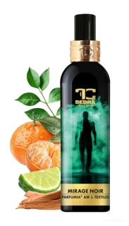 DEDRA Osvěžovač vzduchu a textilií MIRAGE NOIR, 200 ml