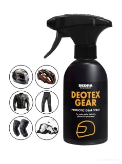 DEDRA DEOTEX® GEAR Probiotický sprej na sportovní & motorkářskou výstroj proti zápachu 250 ml