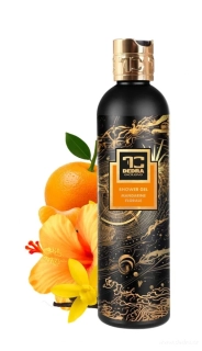 DEDRA Přírodní sprchový gel s glycerinem a Aloe vera, MANDARINE FLORALE, 320 ml